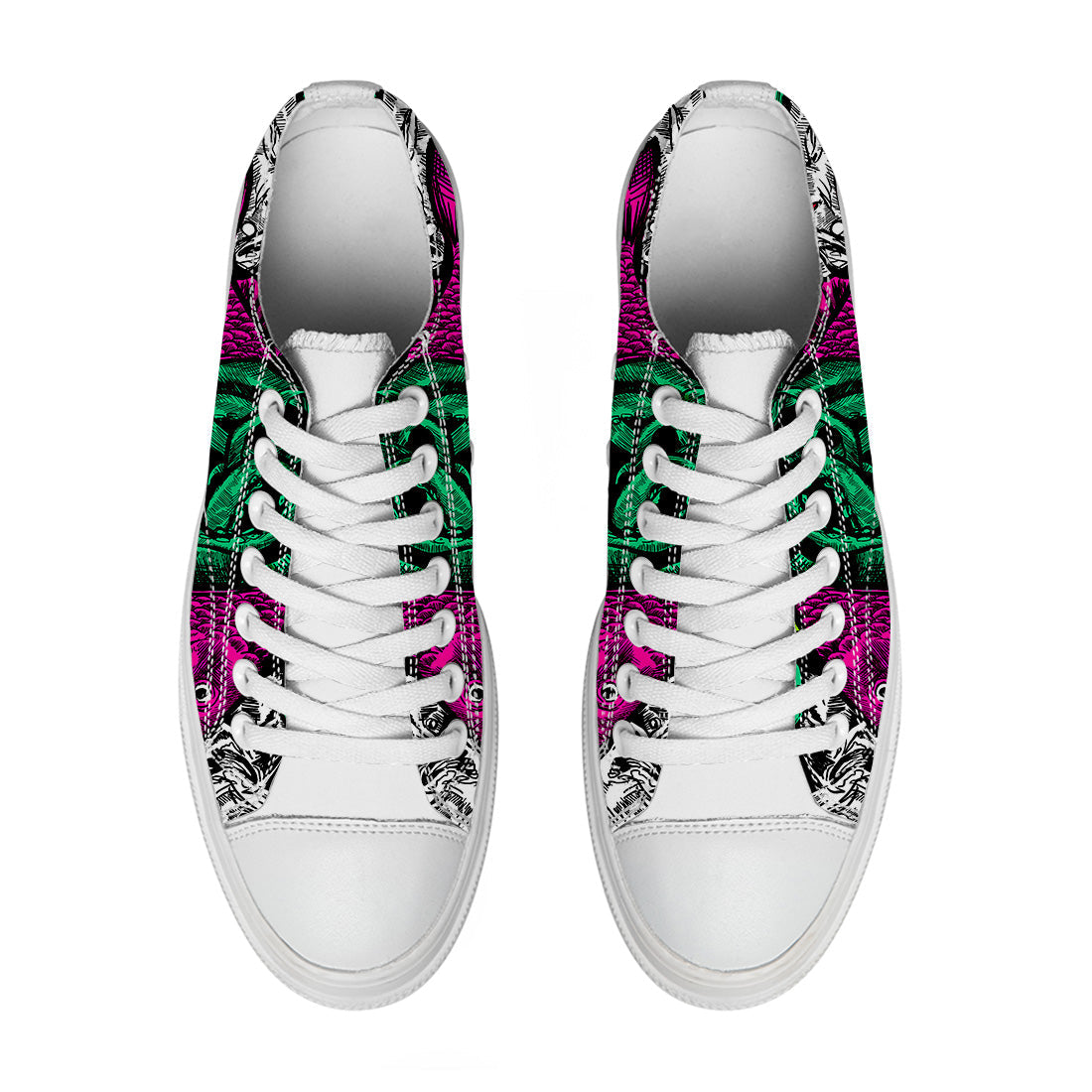 Resalta tu estilo con las zapatillas bajas de lona Fish para hombre y mujer