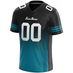 custom authentic drift fashion football jersey gray-teal
