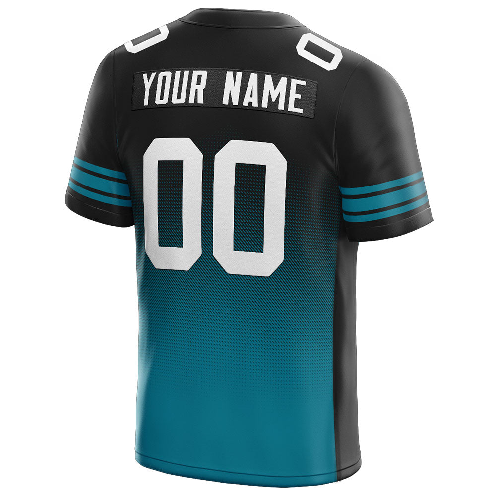 custom authentic drift fashion football jersey gray-teal