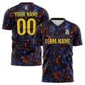 Uniforme de fútbol personalizado para niños y adultos & conjunto personalizado & camiseta negra y fluida