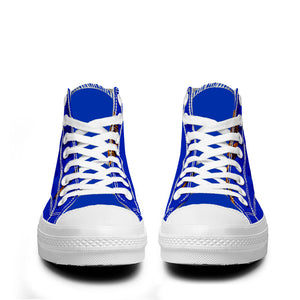 Resalta tu estilo con las zapatillas de lona de caña media Skeleton para hombre y mujer
