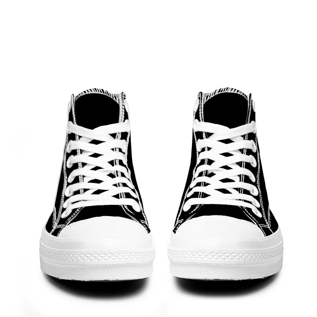 Realza tu estilo con zapatillas de lona de media caña para hombre y mujer