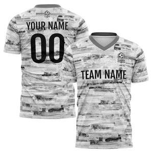 Uniforme de fútbol personalizado & camiseta para niños y adultos & conjunto personalizado & camiseta gris & papel tapiz