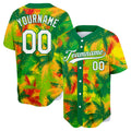 custom full print design authentic tropical palm baseball jersey