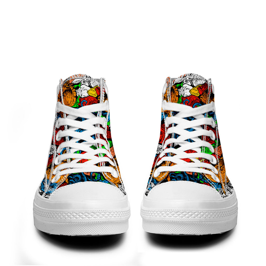 Realza tu estilo con zapatillas de lona de media caña para hombre y mujer