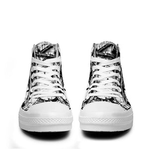 Realza tu estilo con zapatillas de lona de media caña para hombre y mujer