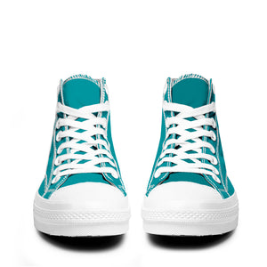 Realza tu estilo con zapatillas de lona de media caña para hombre y mujer
