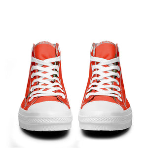 Resalta tu estilo con las zapatillas de lona de caña media Skeleton para hombre y mujer