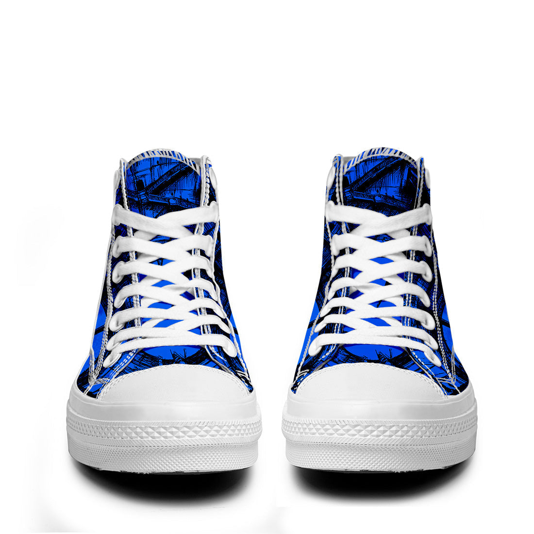 Realza tu estilo con zapatillas de lona de media caña para hombre y mujer