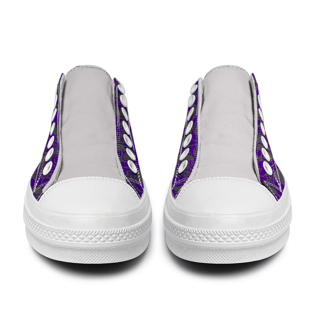 Resalta tu estilo con las zapatillas bajas de lona Skeleton para hombre y mujer