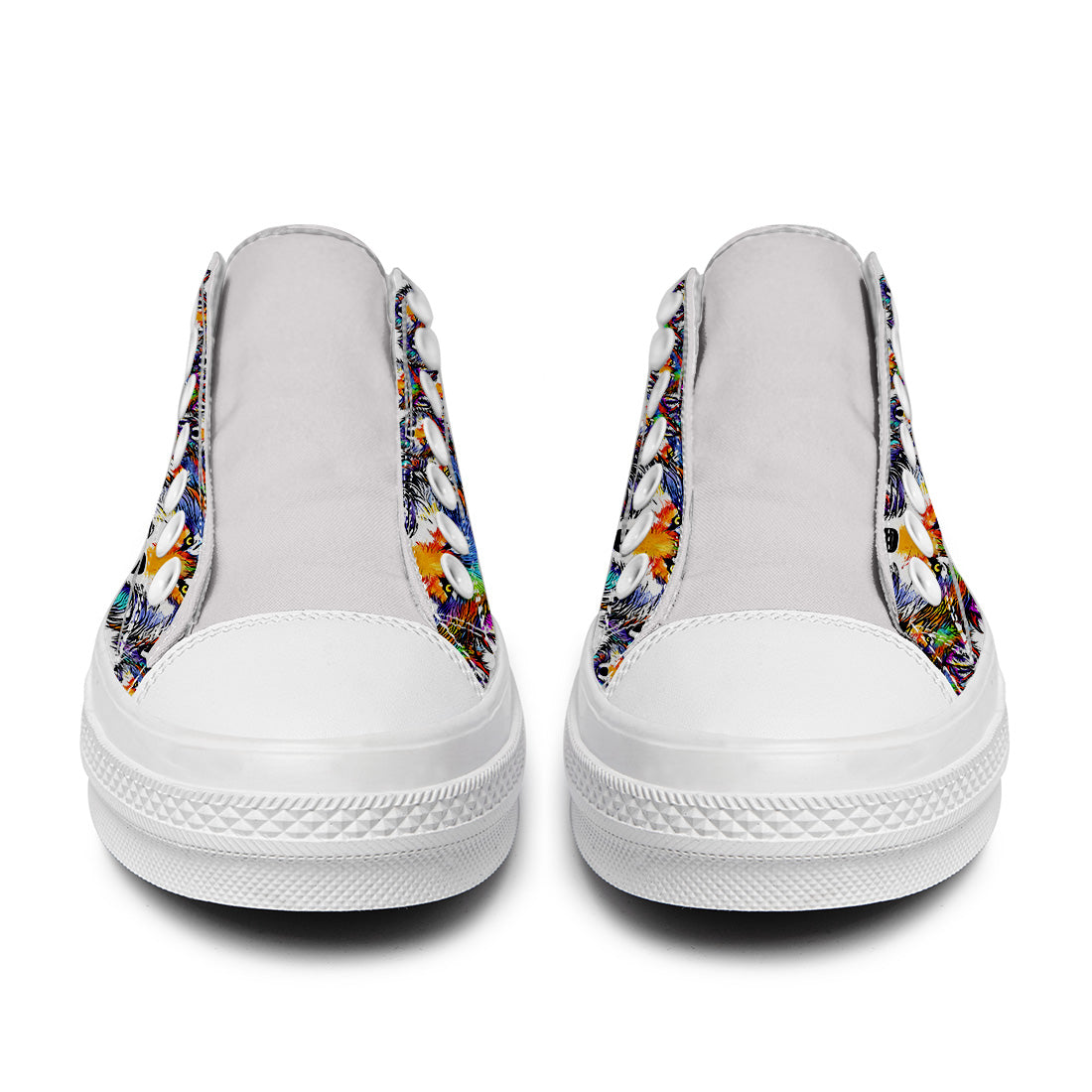 Realza tu estilo con las zapatillas bajas de lona Wolf para hombre y mujer