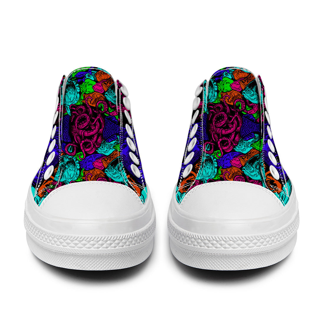 Resalta tu estilo con las zapatillas bajas de lona Fish para hombre y mujer