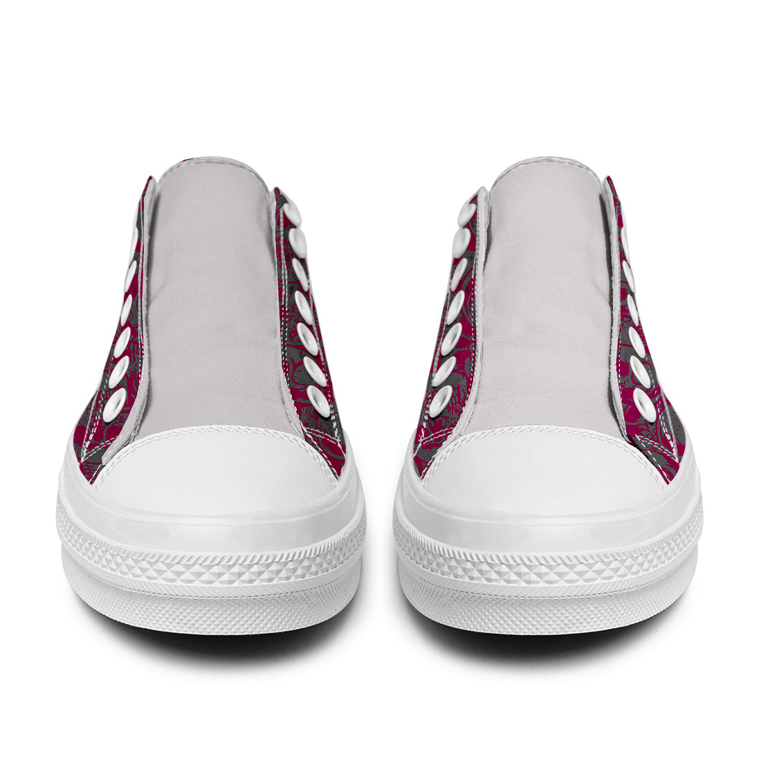 Resalta tu estilo con las zapatillas bajas de lona Skeleton para hombre y mujer