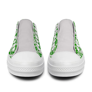 Resalta tu estilo con las zapatillas bajas de lona Skeleton para hombre y mujer