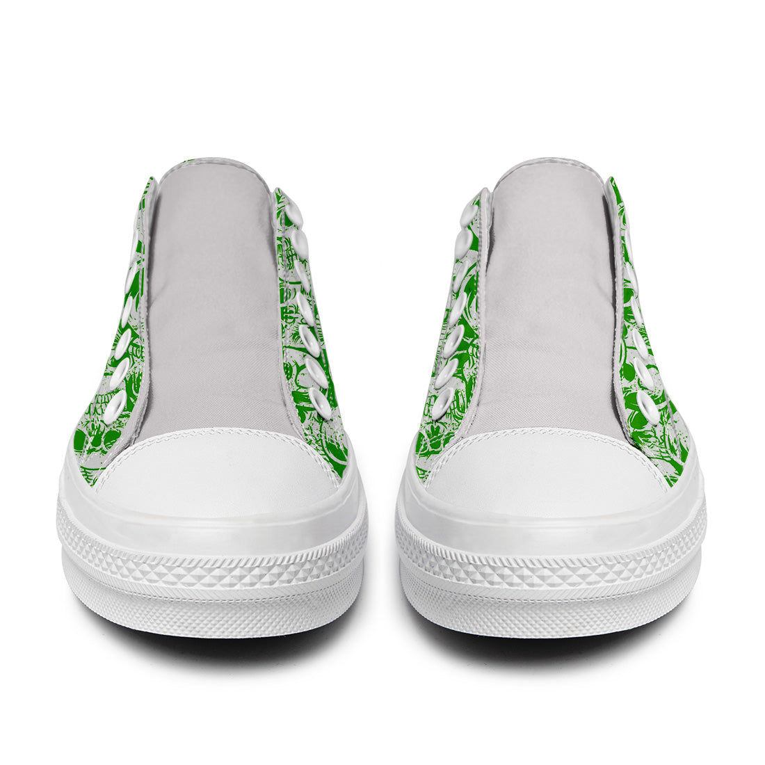 Resalta tu estilo con las zapatillas bajas de lona Skeleton para hombre y mujer