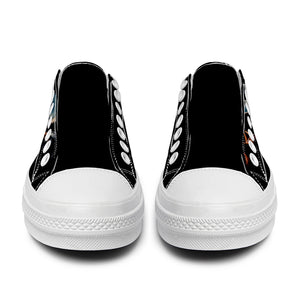 Realza tu estilo con las zapatillas bajas de lona Wolf para hombre y mujer