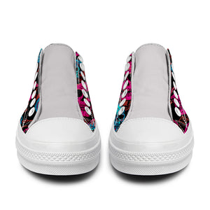 Resalta tu estilo con las zapatillas bajas de lona Skeleton para hombre y mujer