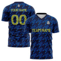 custom soccer uniform jersey kids adults personalized set jersey shirt blue