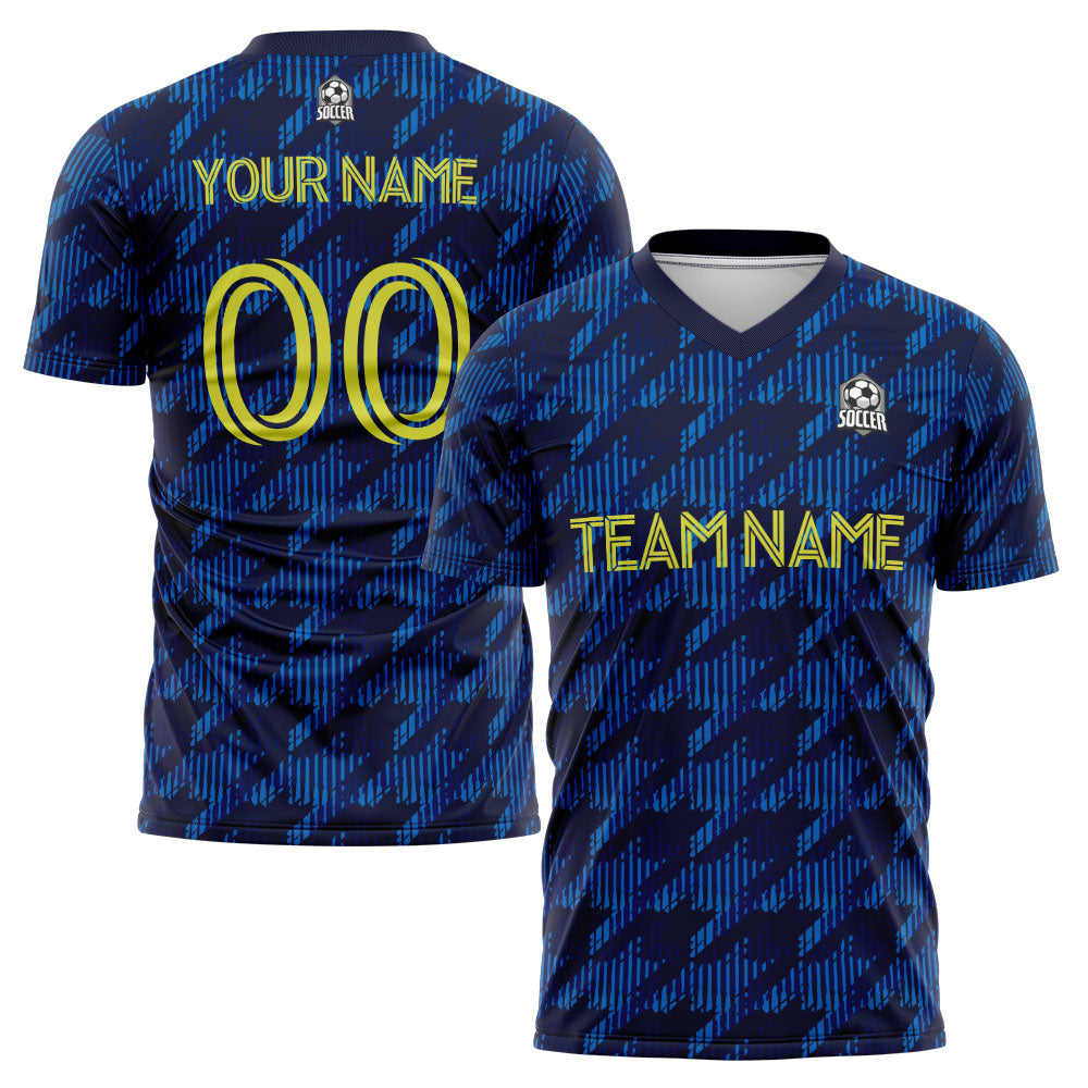 custom soccer uniform jersey kids adults personalized set jersey shirt blue