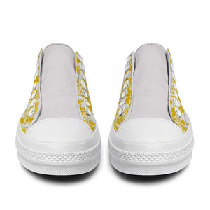 Resalta tu estilo con las zapatillas bajas de lona Skeleton para hombre y mujer