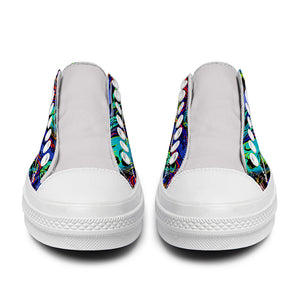 Resalta tu estilo con las zapatillas bajas de lona Skeleton para hombre y mujer