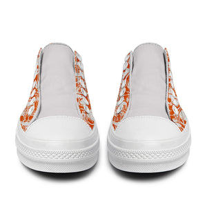 Resalta tu estilo con las zapatillas bajas de lona Skeleton para hombre y mujer