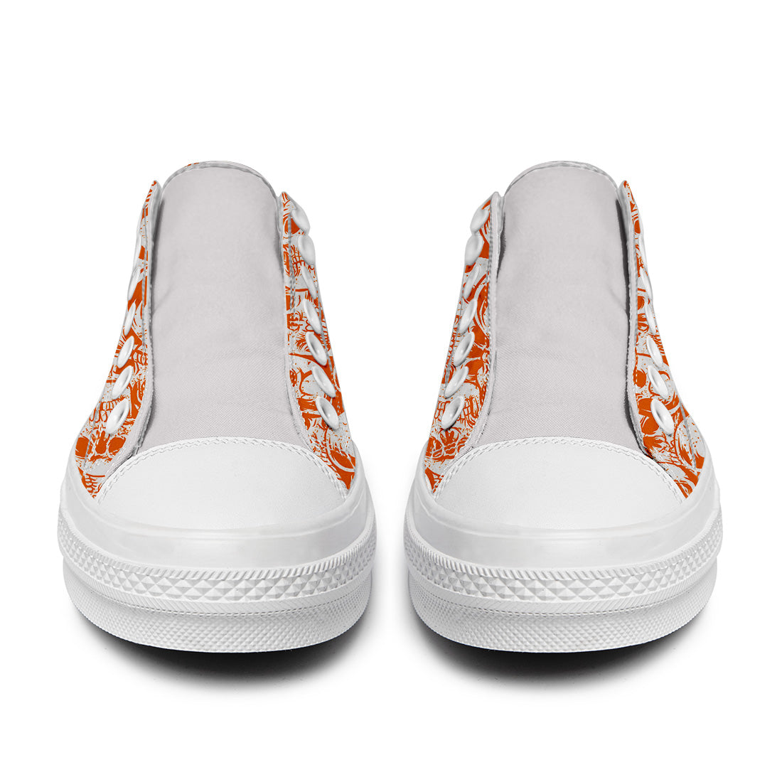 Resalta tu estilo con las zapatillas bajas de lona Skeleton para hombre y mujer