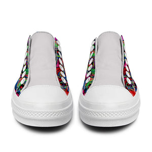 Resalta tu estilo con las zapatillas bajas de lona Skeleton para hombre y mujer