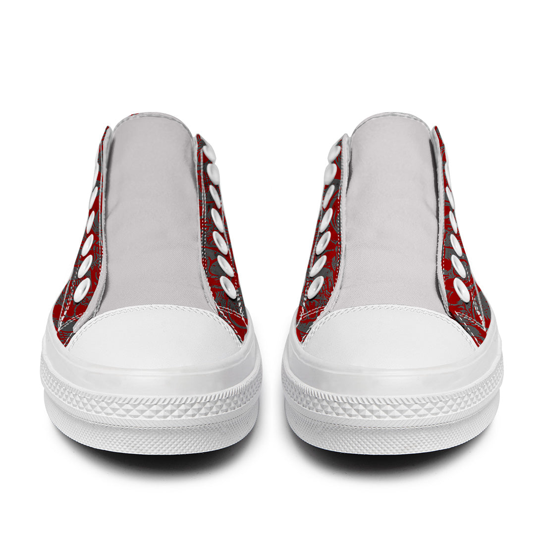 Resalta tu estilo con las zapatillas bajas de lona Skeleton para hombre y mujer