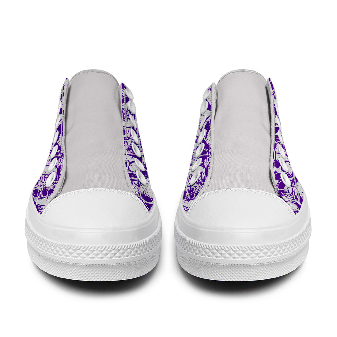 Resalta tu estilo con las zapatillas bajas de lona Skeleton para hombre y mujer