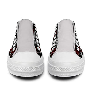 Resalta tu estilo con las zapatillas bajas de lona Skeleton para hombre y mujer