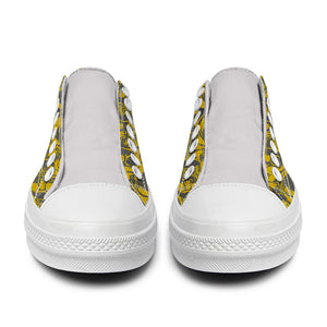 Resalta tu estilo con las zapatillas bajas de lona Skeleton para hombre y mujer