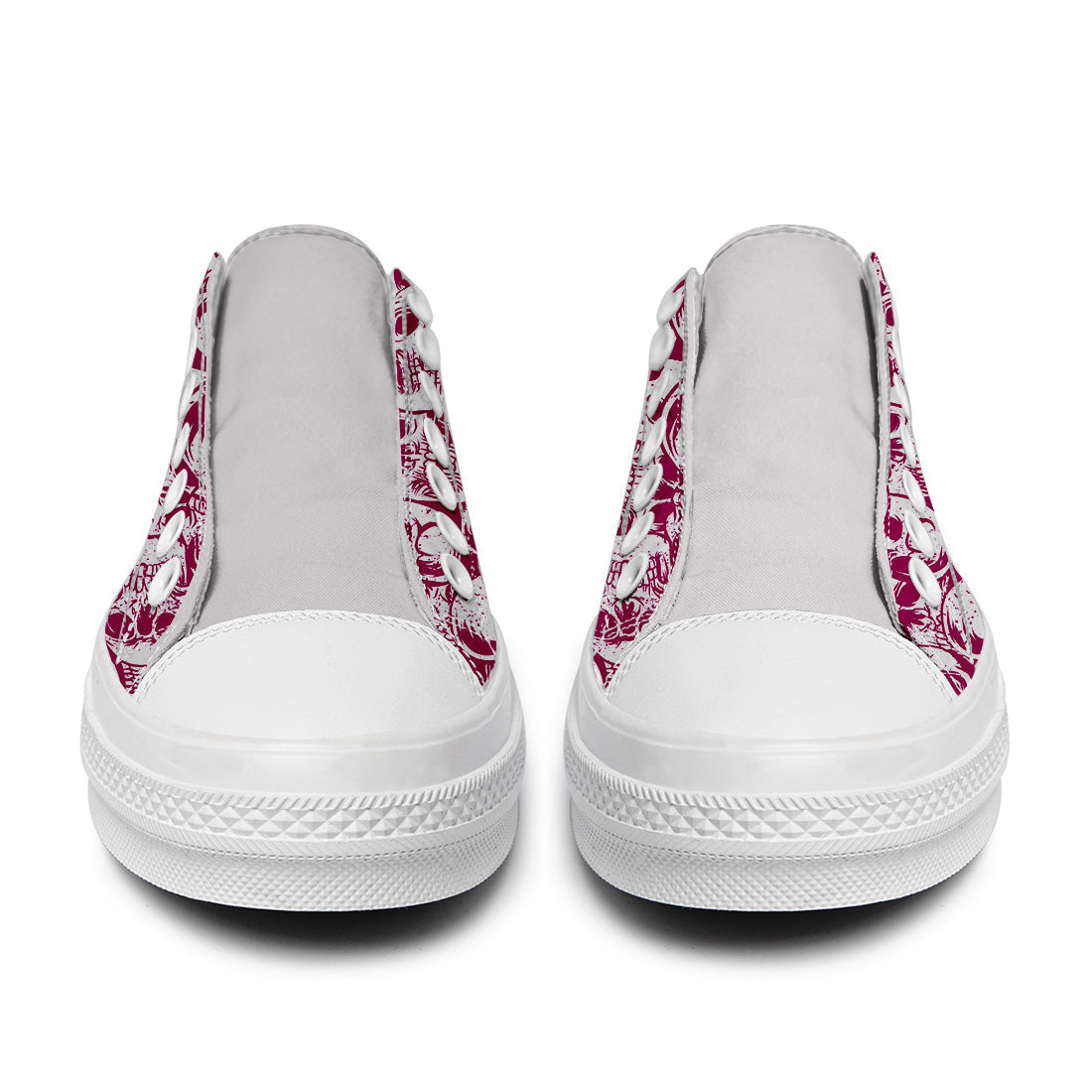 Resalta tu estilo con las zapatillas bajas de lona Skeleton para hombre y mujer