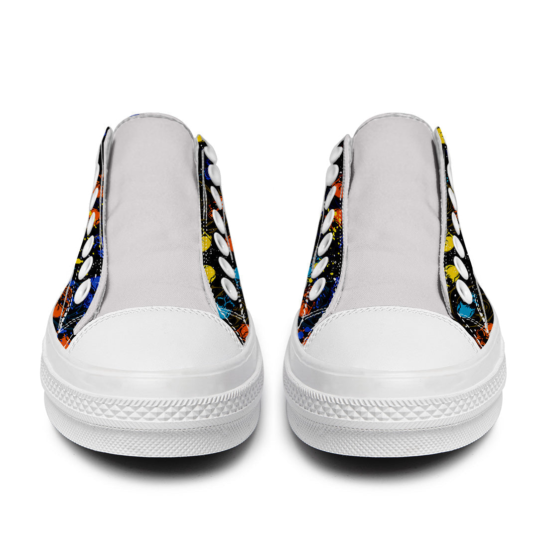 Resalta tu estilo con las zapatillas bajas de lona Skeleton para hombre y mujer