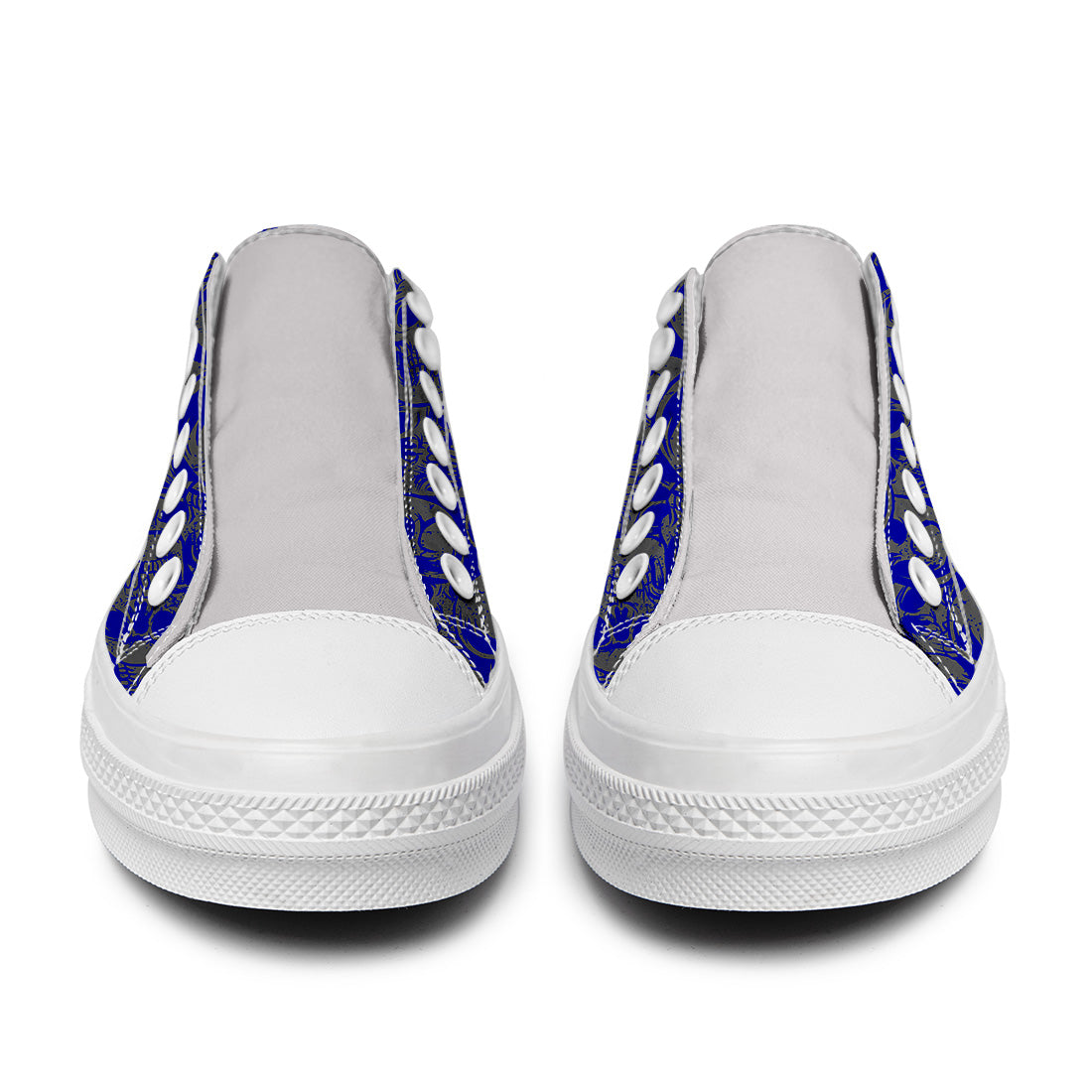 Resalta tu estilo con las zapatillas bajas de lona Skeleton para hombre y mujer