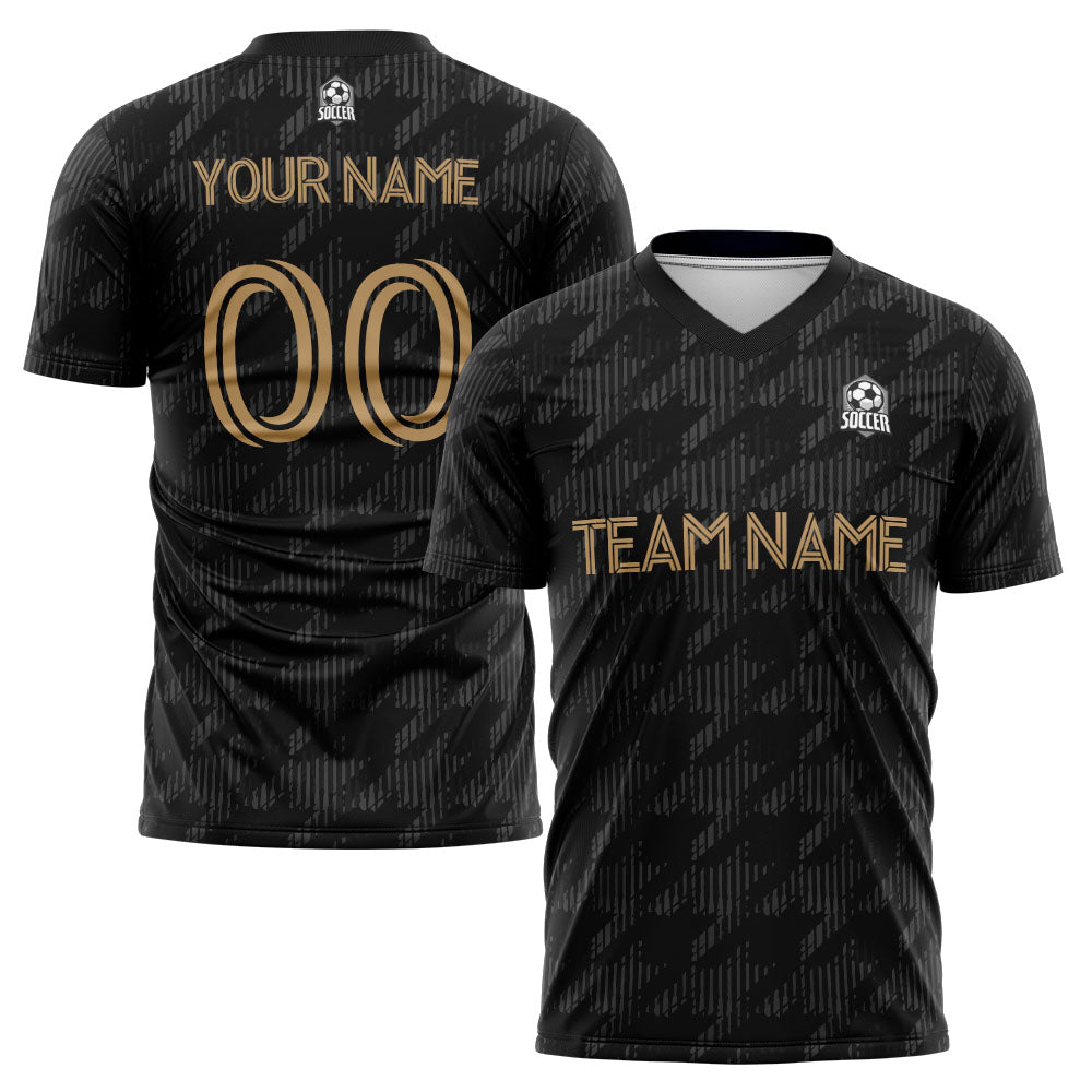 custom soccer uniform jersey kids adults personalized set jersey shirt black