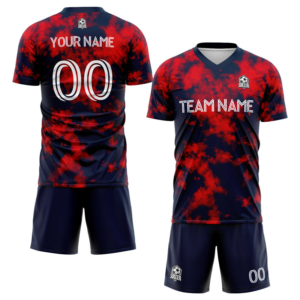 custom soccer uniform jersey kids adults personalized set jersey shirt navy