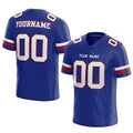 customized authentic football jersey royal white-red mesh