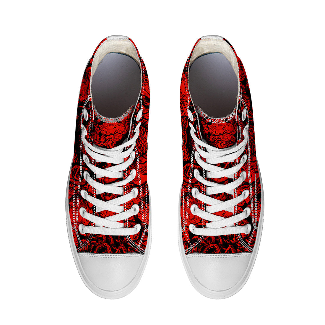 Realza tu estilo con zapatillas de lona de media caña para hombre y mujer