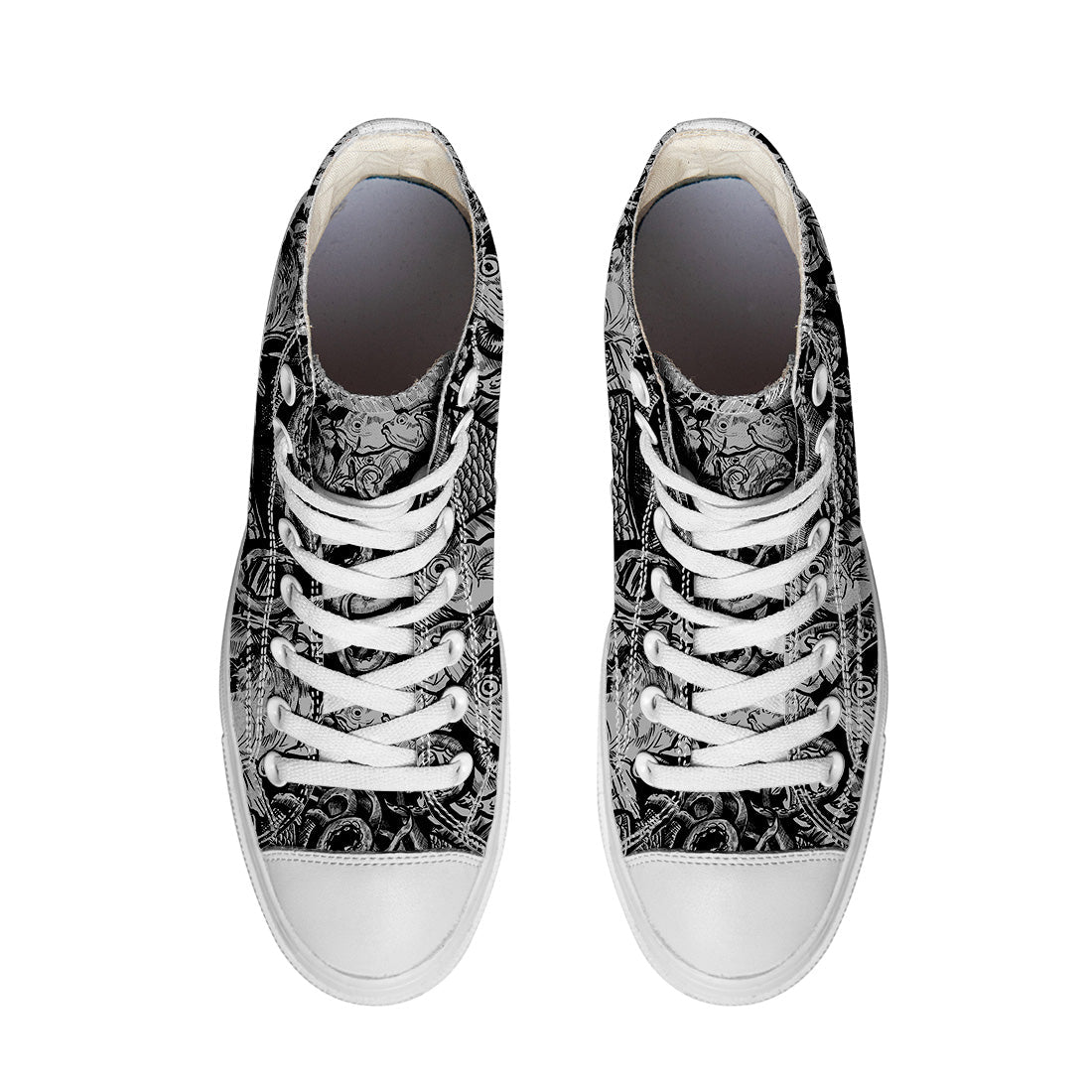 Realza tu estilo con zapatillas de lona de media caña para hombre y mujer