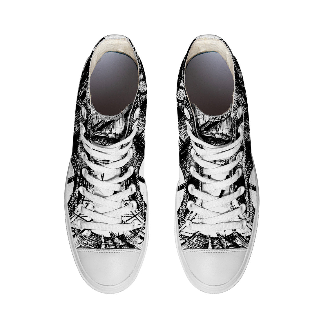 Realza tu estilo con zapatillas de lona de media caña para hombre y mujer
