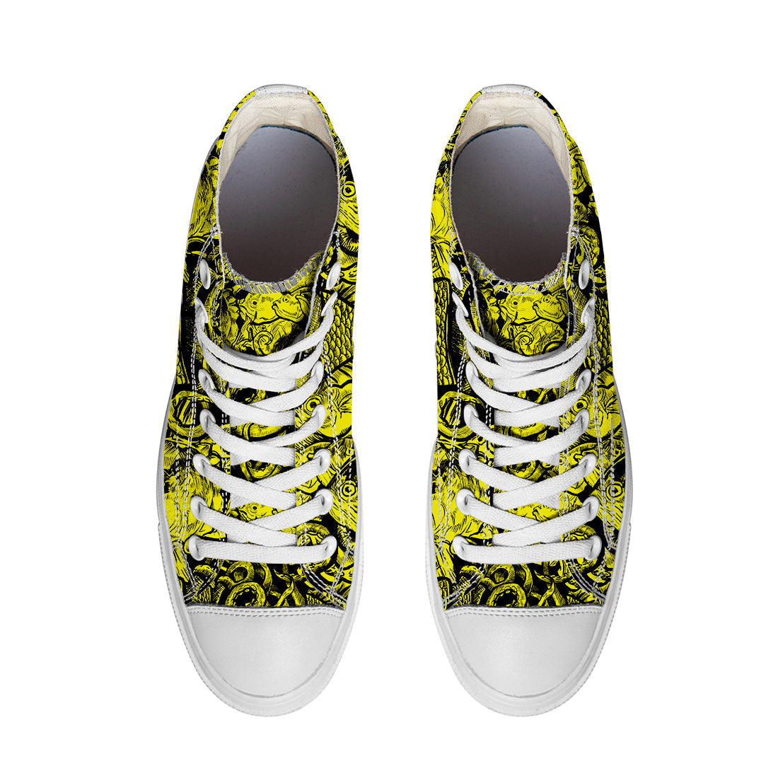 Realza tu estilo con zapatillas de lona de media caña para hombre y mujer