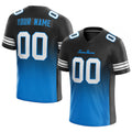 custom authentic gradient fashion football jersey light blue-black-white