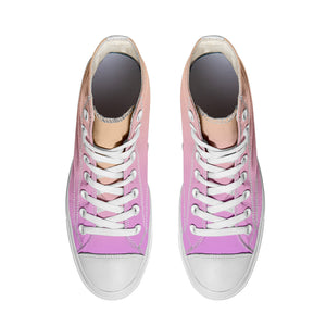 Realza tu estilo con zapatillas de lona de media caña para hombre y mujer