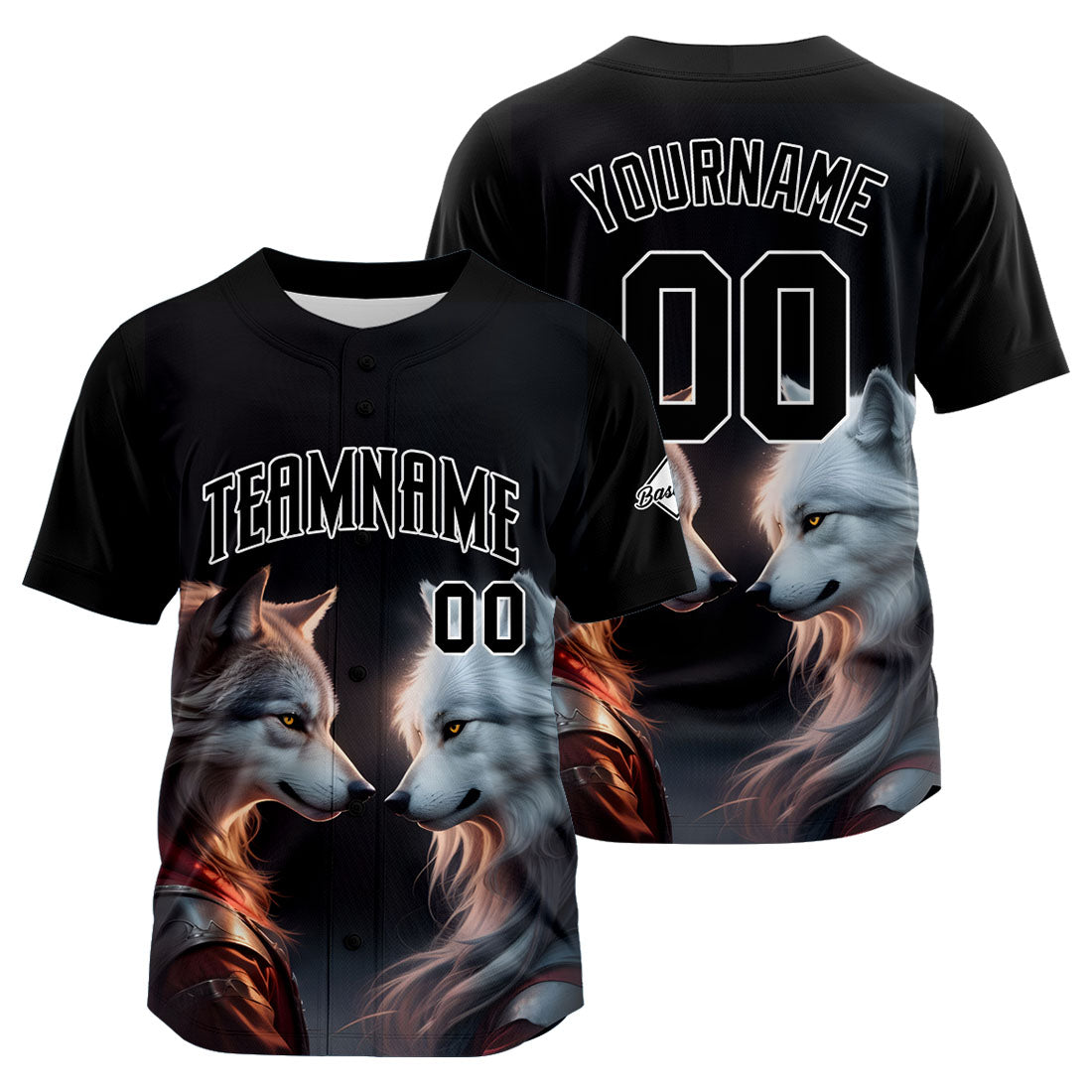 Uniformes de béisbol personalizados Samurai Wolf de alta calidad para adultos y niños & optimizados para el rendimiento