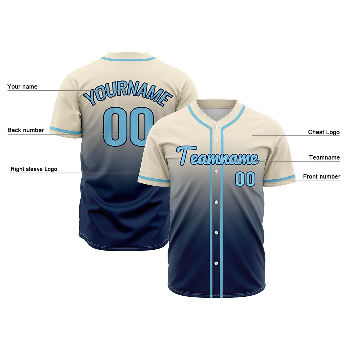 Camisetas de béisbol de hip hop negras personalizadas & cosidas & estampadas y con nombre y número personalizados
