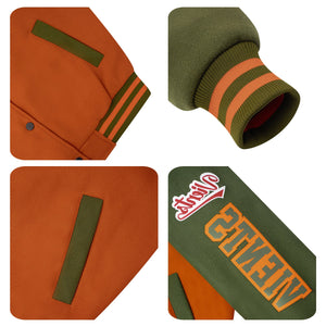 Chaquetas universitarias personalizadas en color morado y gris para hombres & mujeres y jóvenes & Chaquetas Letterman personalizadas
