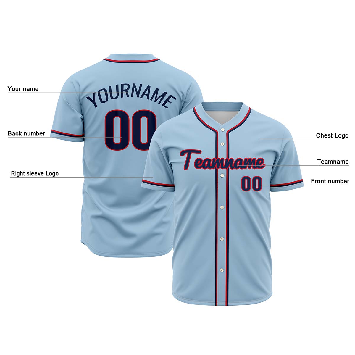 Camisetas de béisbol de hip hop negras personalizadas & cosidas & estampadas y con nombre y número personalizados