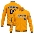Chaqueta universitaria personalizada estilo Letterman para hombres-mujeres y jóvenes-color naranja