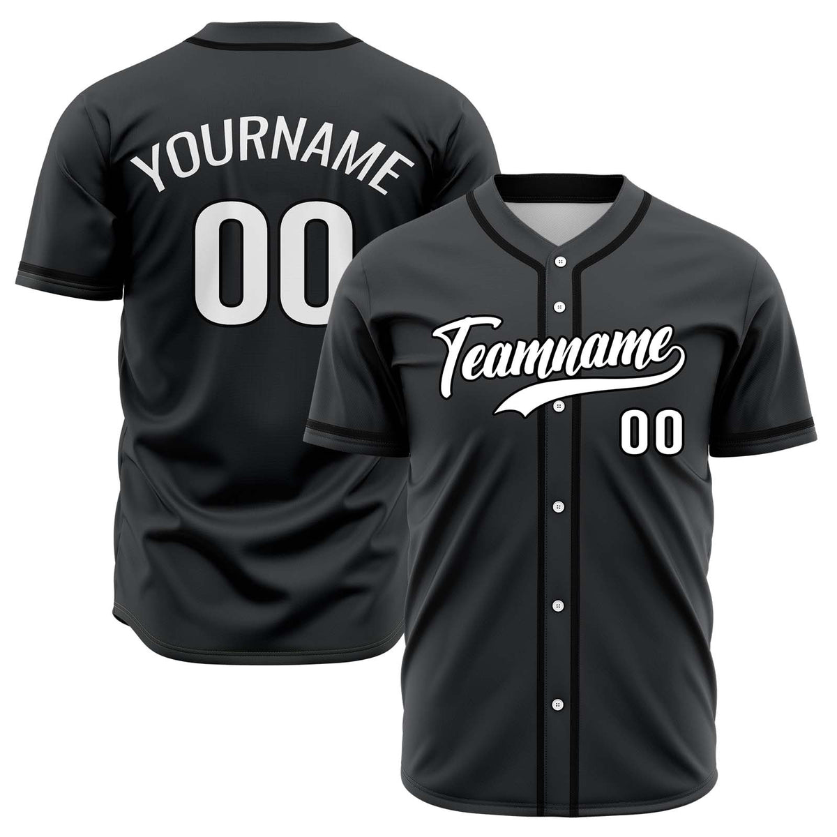 Camisetas de béisbol de hip hop negras personalizadas & cosidas & estampadas y con nombre y número personalizados